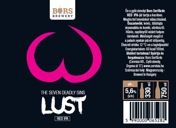 Lust - Seven Sin's (RED IPA)
